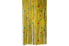 Party Curtain Foil Retro Stars - 2x1 m