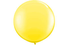 Yellow Balloon XL - 90 cm 1