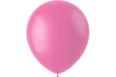 Ballonnen Rosey Pink Mat 33cm - 100 stuks