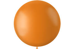 Balloon Tangerine Orange Matt - 78 cm