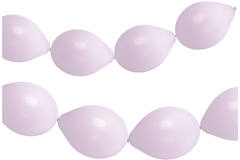 Link Balloons for Garland Powder Lilac Matt 33cm - 8 pieces