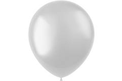 Balony Radiant Pearl White Metaliczny 33cm - 10 sztuk