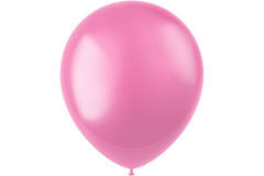 Balony Radiant Bubblegum Pink Metaliczny 33cm - 10 sztuk