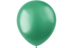 Balloons Radiant Regal Green Metallic 33cm - 50 pieces