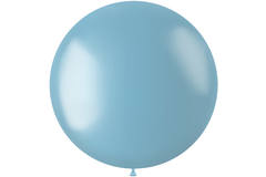Balon XL Radiant Sky Blue Metaliczny - 78 cm 1