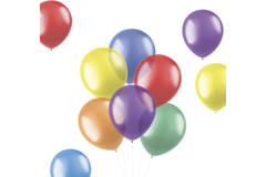 Ballonnen Translucent Brights 33cm - 50 stuks