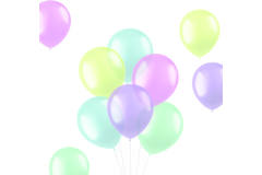 Balloons Translucent Pastels 33cm - 100 pieces