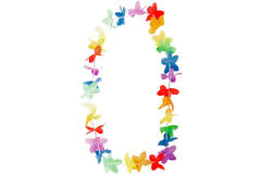 Hawaiian Flower Lei Rainbow colours 1