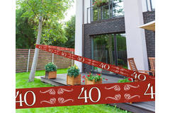 Nastro barriera 40 ° anniversario - 15 metri