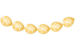 Palloncini per bottoni 50 ° anniversario - 3 metri 1