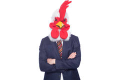 Rooster Mask with Moving Mouth 1