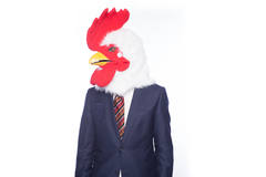 Rooster Mask with Moving Mouth 2