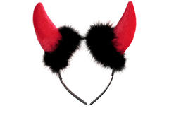 Tiara Devil Horns Red 1