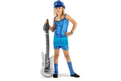 Rocker Girl Suit Blue 3 pezzi Girls - Taglia M - 116-134 1