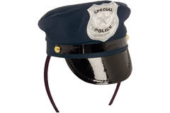 Tiara niebieskiej czapki policyjnej