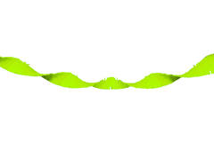 Neonowa zielona girlanda papierowa z krepy - 18 m