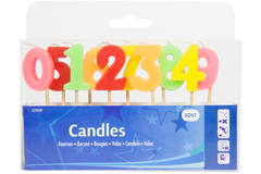 Candle Set Numbers 0 - 9  1