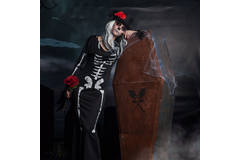 Skeleton Dress Black for Women - Size S-M 5
