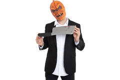 Mask Scary Pumpkin Orange