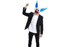 Mask Bloody Clown with Blue Hair 1
