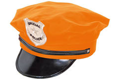 Police Hat Neon Orange