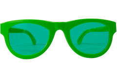 Okulary XXL neonowy zielony