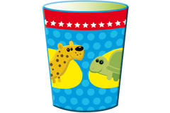 Animal Party Disposable Cups - 8 pieces 2
