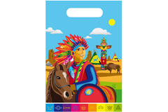 Native American Party Gift Bags - 8 pieces
