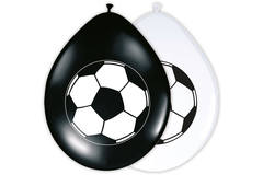 Ballonnen met Voetbal 30cm - 8 stuks