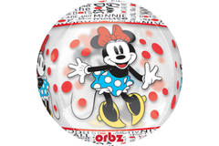 Folieballon Orbz Minnie Mouse Stippen 1