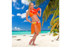 Orange Hawaiian Skirt - 45 cm 2