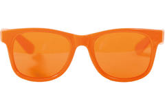 Okulary Blues Brothers Pomarańczowe