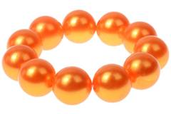 Deluxe Bracelet Orange Beads 2