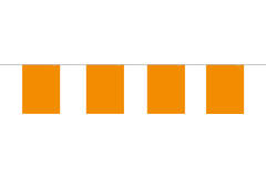 Mini-Girlande Orange - 4 Meter