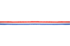 Czerwono-biało-niebieska rolka papieru krepowego - 24 m 2