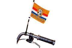 Bandiera della bicicletta Leone arancione 1