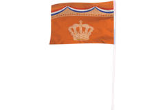Flagge Krone Orange - 100x150 cm