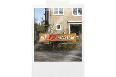 Banner We Love Maxima 180x40cm 2