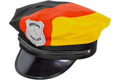Cappello della polizia Germania - nero-rosso-giallo
