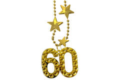 Złoty naszyjnik 60 lat