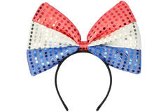Tiara with Bow Tie Holland Red-White-Blue 1
