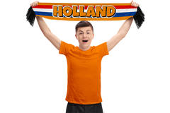 Scarf Orange Holland 120 cm