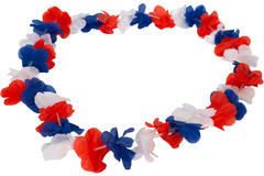 Hawaii Lei Red-White-Blue