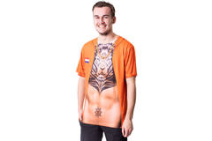 T-shirt Dutch Lion Tattoo Orange - Taglia ML 1