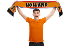 Szalik Orange Holland - 150 cm 1