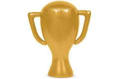 Dmuchane Trophy Gold - 45 cm