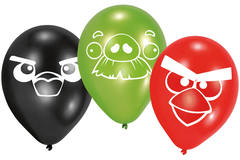 Palloncini Angry Birds 6 pezzi 1