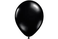 Pechschwarzer Ballon 13 cm - 100 Stück