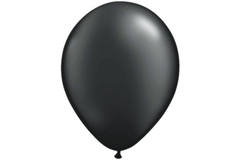 Zwarte Ballonnen Pearl Onyx Black 15cm - 100 stuks