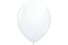 Weiße Ballons 13 cm - 100 Stück 1